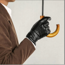 Мужские кожаные перчатки для сенсорных экранов Xiaomi Mi Touchscreen Leather Gloves